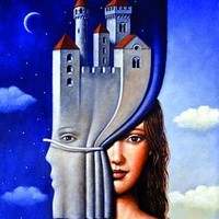 Опера Белы Бартока «Замок герцога Синяя Борода». Постер Рафала Ольбиньского