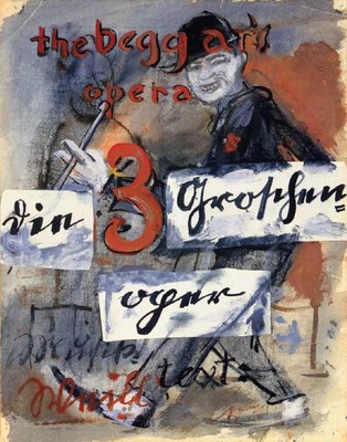 «Трёхгрошовая опера». Постер 1928 года