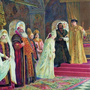 К. Е. Маковский. «Выбор невесты царем Алексеем Михайловичем»