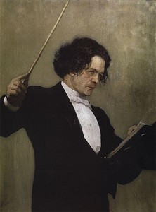 Портрет Рубинштейна работы Ильи Репина (1887)
